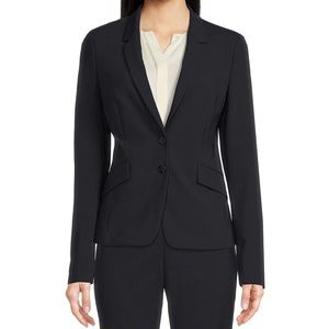 ✨ BOSS by Hugo Boss Jiletara Stretch Virgin Wool Blend Notch Lapel Blazer ✨